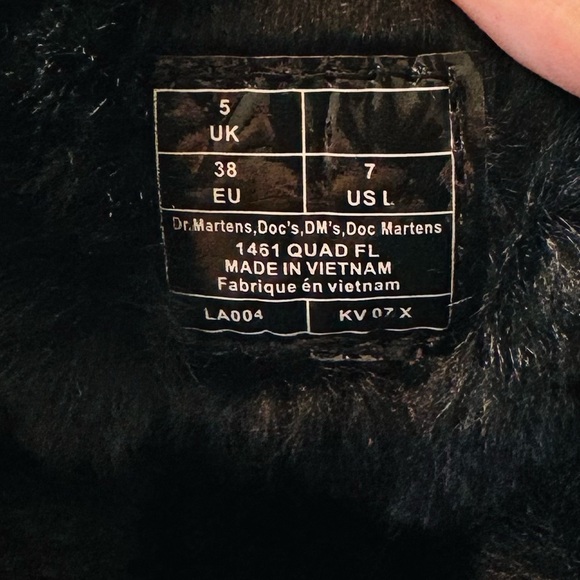 Dr Martens Women’s Holly Platform Retro Quad Gunmetal Shoes Size 7 - Picture 11 of 11